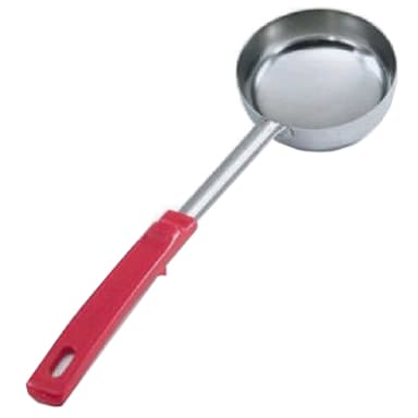 Vollrath® 62182 Orange Handled 8 Ounce Solid S/S Spoodle®