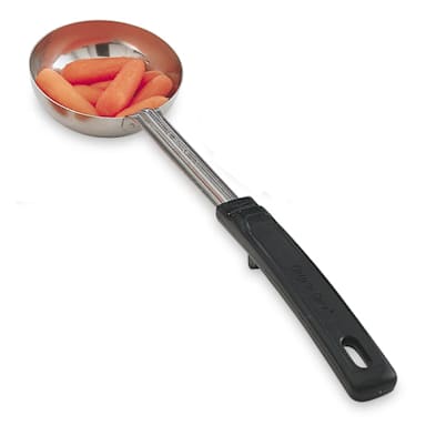 Vollrath® 61182 Black Handled 8 Ounce Solid S/S Spoodle®