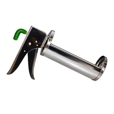 Prince Castle 583-NMCC Green Handled 1 Oz. Sauce Dispenser