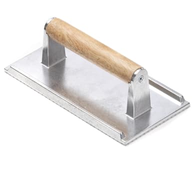 Darling Foodservice Aluminum Steak Weight with Wood Handle