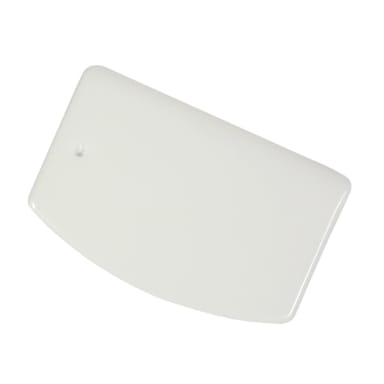 Traex® 1345 White 3-5/8" x 5-5/8" Pan Scraper