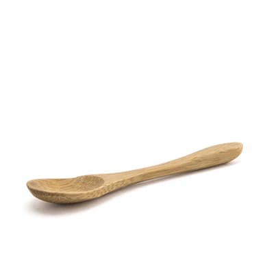 FOH BUT017BBB94 3.5" Bamboo Condiment Spoon