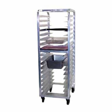 Kelmax 4H1238 Aluminum Universal Pan Rack with 5" Poly Casters