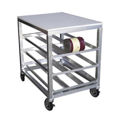 Kelmax 4H1604 Can Rack With Polytop Work Surface for 54 #10 Cans