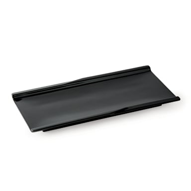 G.E.T. 140-BK Black Elegance 9.5 x 4.25" Plate - Dozen
