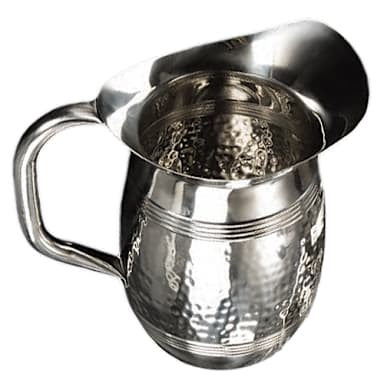 American Metalcraft HMWP97 S/S Hammered Tall 100 oz Bell Water Pitcher