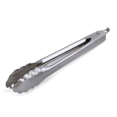 Edlund 4409 HDL 44 Heavy Duty S/S 9" Locking Scalloped Tongs