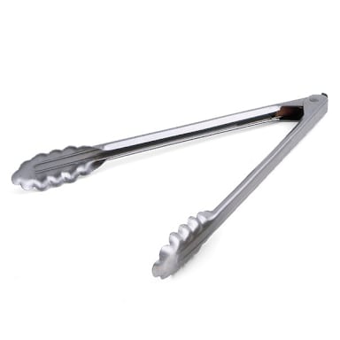 Edlund 4412 HDL 44 Heavy Duty S/S 12" Locking Scalloped Tongs