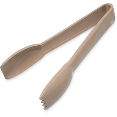 Carlisle 460606 Carly 6-1/4" Beige Salad Tongs