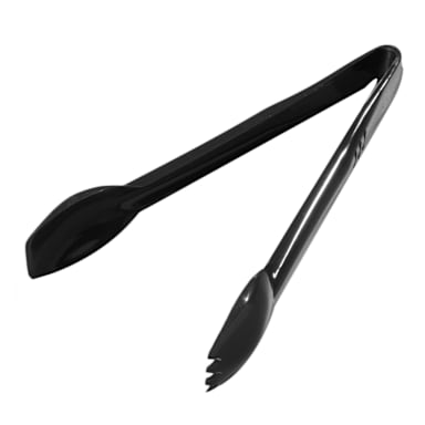 Carlisle 460903 Carly 9" Black Salad Tongs