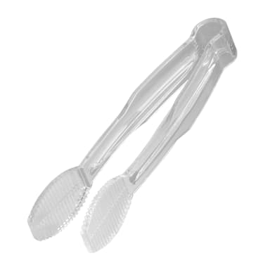 Cambro TG6135 Camwear Lugano Clear Flat Grip Polycarbonate 6" Tongs
