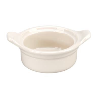 Vertex China VRE-133 Vista 9 Oz White Casserole with Handles