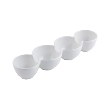 Bon Chef 9916 WHITE Sandstone 14" Condiment Server