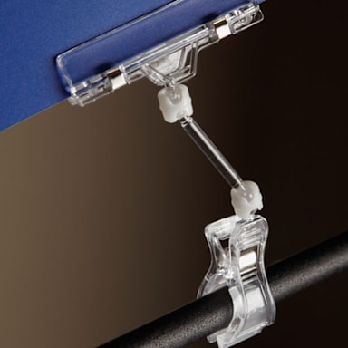 Darling Foodservice Clip-On Extended Spring Sign Holder