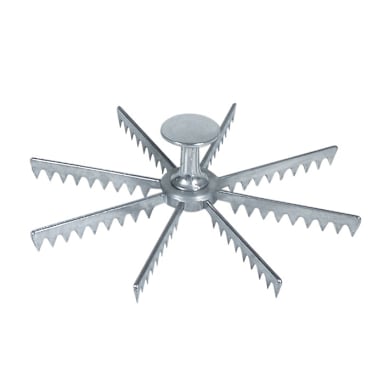 Browne Foodservice 575108 Cast Aluminum Eight-Cut Pie Marker