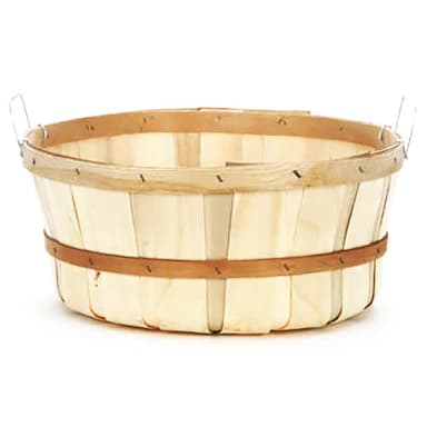Darling Foodservice 15" x 7.5" Shallow Bushel Basket