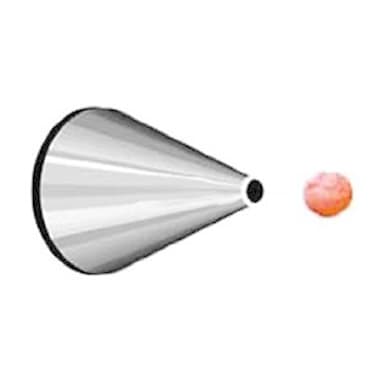 Ateco 4S Stainless Steel Plain Round Decorating Pastry Tube #4S
