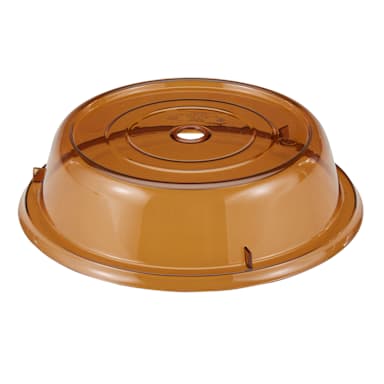 Cambro 1101CW153 Camwear Camcover Amber 11" Plate Cover