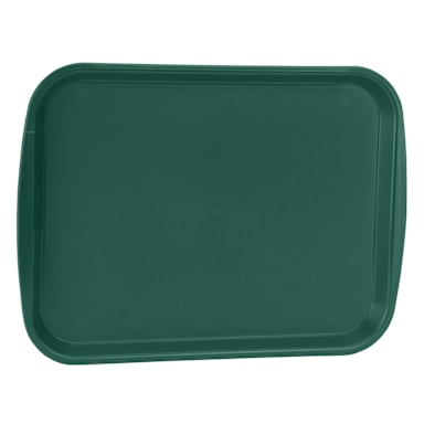 Traex 1014-191 Vista Green 10 X 14" Fast Food Tray - Dozen