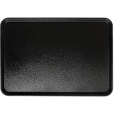 Carlisle 1826GR2Q004 Griptite 2 Black 18 x 2.75" Fiberglass Tray