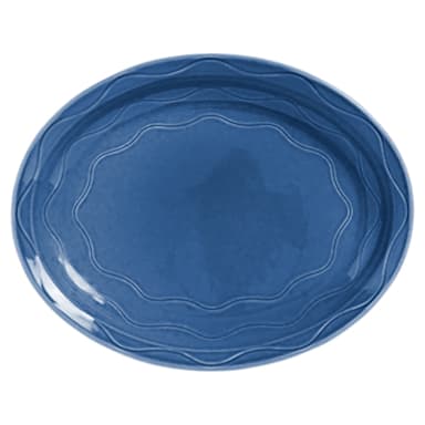 Libbey - Formerly Syracuse China 903032001 Cantina Blueberry 14" Platter - 6 / CS