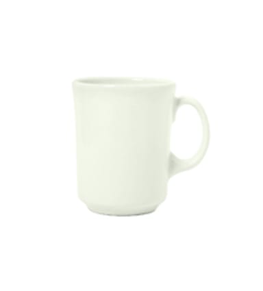 Libbey - Formerly Syracuse China 951250277 Flint Undecorated 12 Ounce Cafe Mug