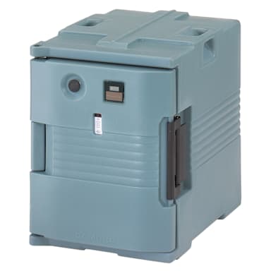 Cambro UPCH400401 Slate Blue Front Loading Heated Ultra Pan Carrier