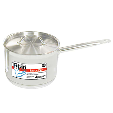 Adcraft SPS-2 Titan Series 2 Qt. S/S Induction Sauce Pan With Cover