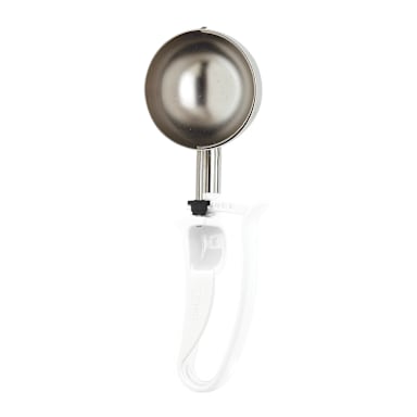 Zeroll 2006 S/S 4.66 Oz. / #6 Universal Disher with White Handle