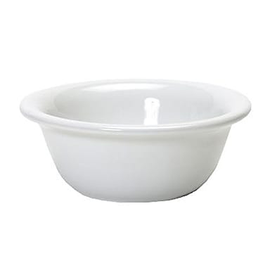 Tuxton BWB-0809 8 Oz. White Pot Pie Dish