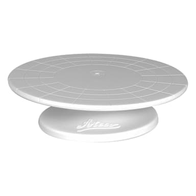 Ateco 610 12" x 3" Revolving Plastic Cake Stand