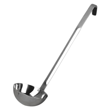 American Metalcraft L220 S/S 7" Long 2 Oz 1-Piece Syrup Ladle
