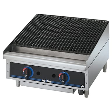Star® 6024CBF Star-Max® 24" Lava Rock Gas Charbroiler