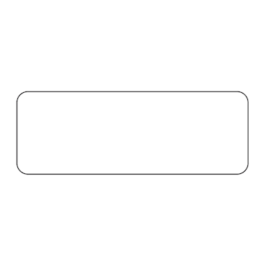 Service Ideas MT1 Blank White Magnet - 6 / Cs