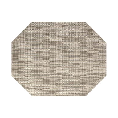 FOH XPM027TAV83 Metroweave 11" x 14" Tan Placemat