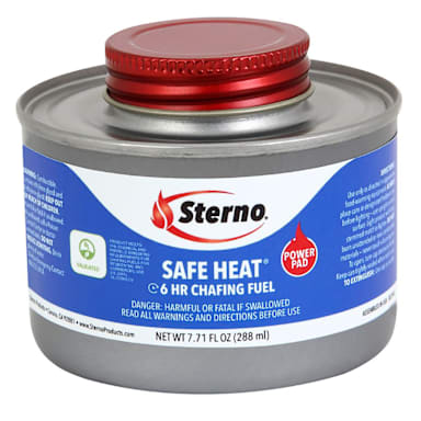 Sterno Products® 10116 Safe Heat 6 Hour Chafing Fuel
