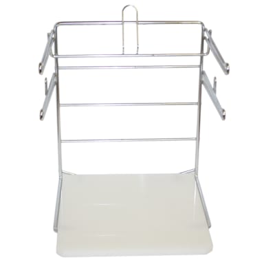 Garvey Products TS-BR16 Chrome T-Shirt Bag Rack