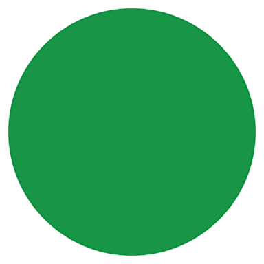 DayMark 112242 MoveMark⢠Green 3/4" Blank Day Circle - 2000 / RL
