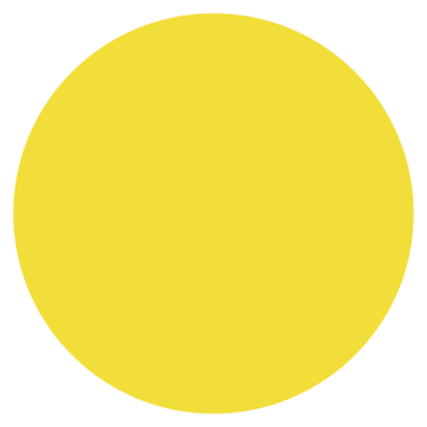DayMark 112239 MoveMark Yellow 3/4" Blank Day Circle - 2000 / RL
