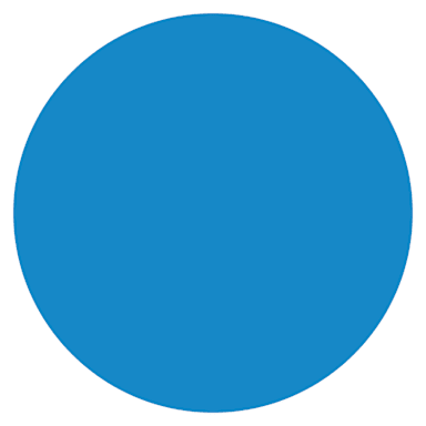 DayMark 112238 MoveMark⢠Blue 3/4" Blank Day Circle - 2000 / RL