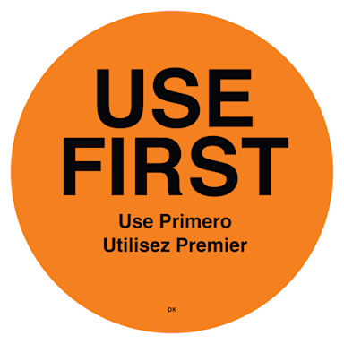 DayMark 110358 DuraMark™ Round 2" Use First Label