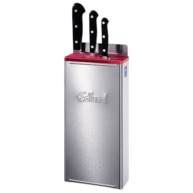 Edlund KR-50R S/S Knife Rack with Red Insert and 12" Skirt