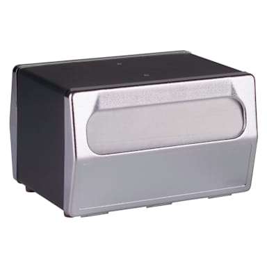Traex 6515-06 Blk / Chrome 2-Sided Table Top Napkin Dispenser