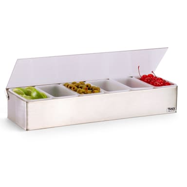 Traex® 4702 Stainless Steel 6 Pint Condiment Dispenser