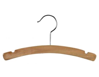Hangers Direct DD700701 10" Wood Top Hanger with Notches