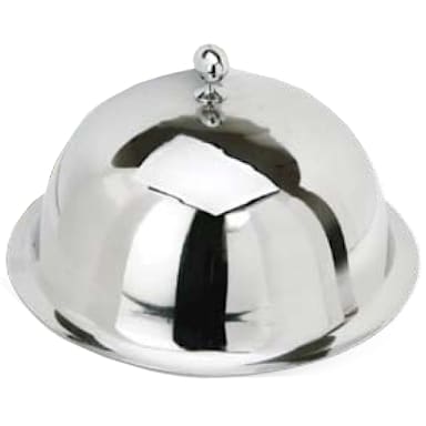 Eastern Tabletop 9410 Stainless 10" Dome Plate Cover with Finial