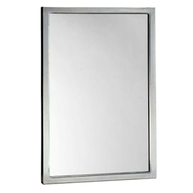 Bobrick B-290 1836 Stainless 18" x 36" Welded Frame Mirror