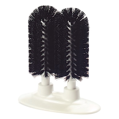 Carlisle 4046003 Sparta 8" Black Twin Glass Washer Brushes