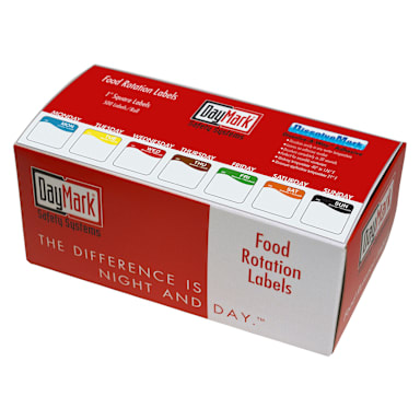 DayMark 111181 Monday - Sunday 1 x 1 Day Dot Box - 3500 / BX