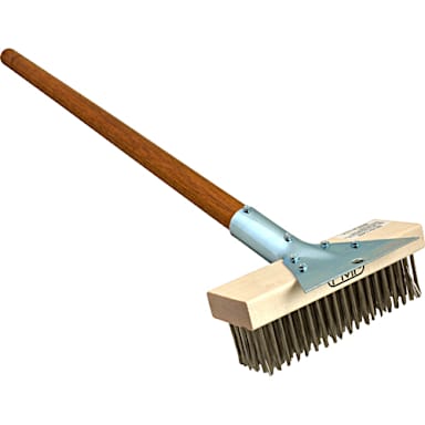 Malish Brush BK-4 S/S 27" Broiler / Grill Brush w/ Steel Scraper